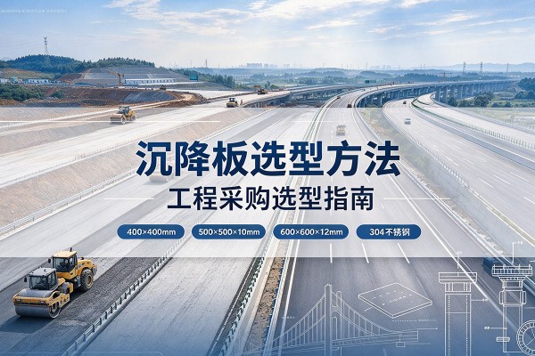 叙永沉降板选择方法