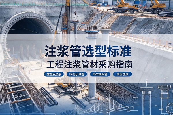 叙永注浆管选型标准