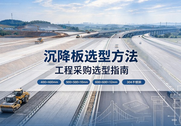 叙永沉降板选择方法